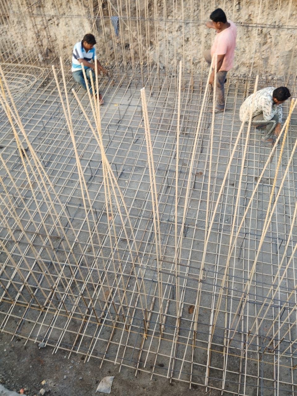 Endurobar GFRP rebar on site